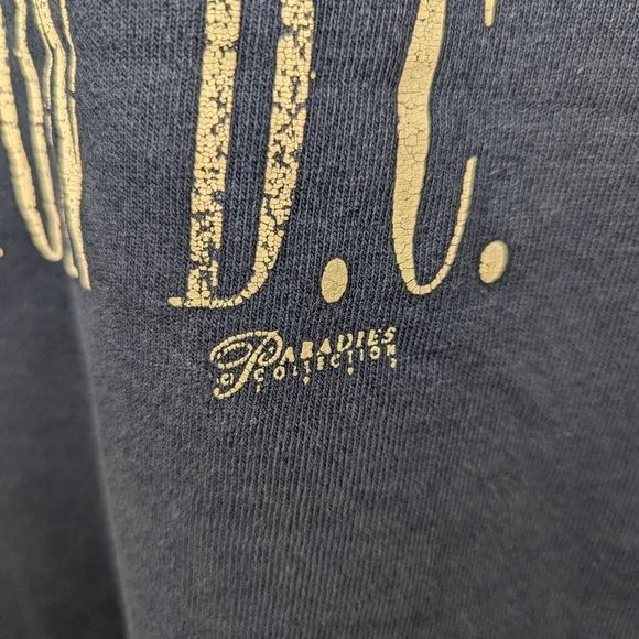 Vintage Single Stitch Delta Pro Weight Washington DC Paradise Collection Mens L - Picture 3 of 5